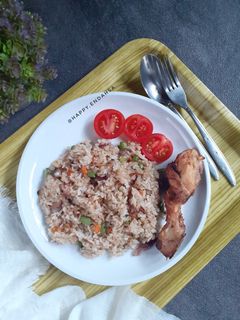 Foto resep Nasi Goreng Putih Sederhana
