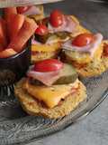 Mini pizza-arepas