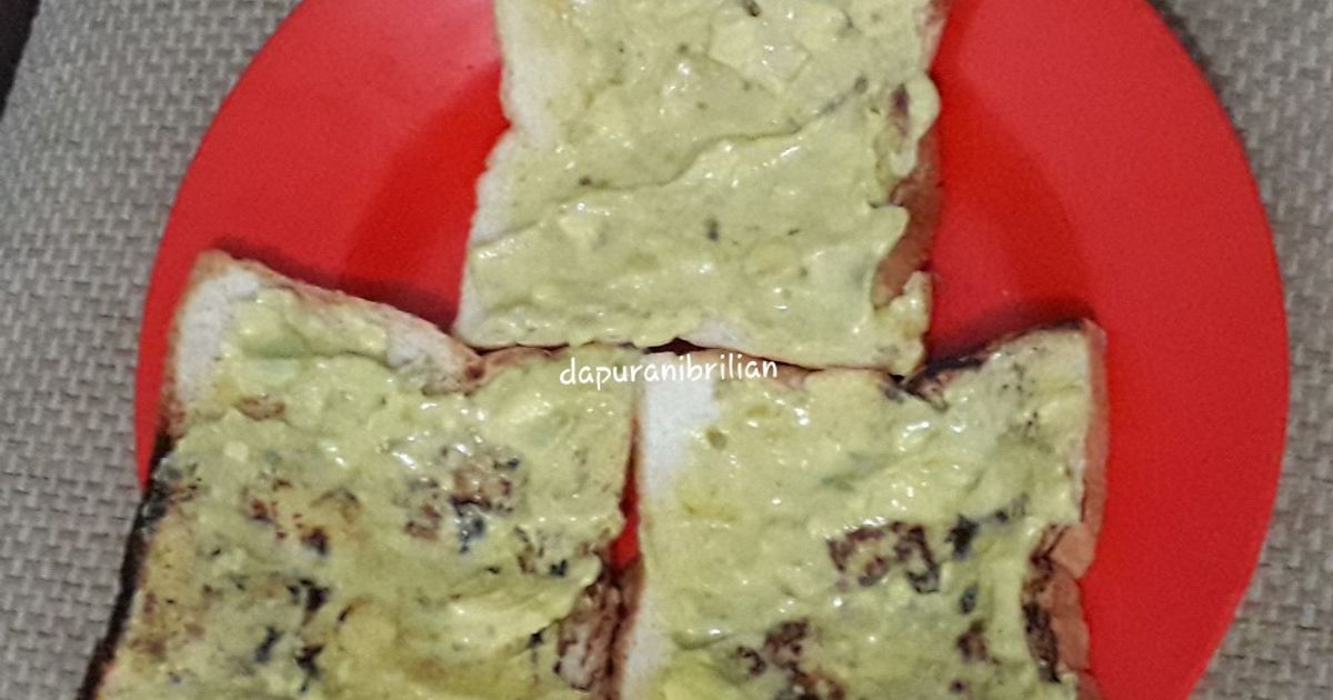 Avocado Roti Resep Roti Bakar Avocado Special oleh Ani Brilian - Cookpad