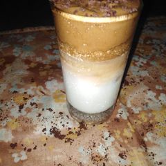 A picture of Dalgona coffee ☕ 😋.