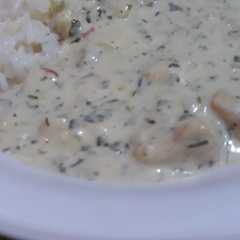 A picture of Strogonoff de pollo😋.