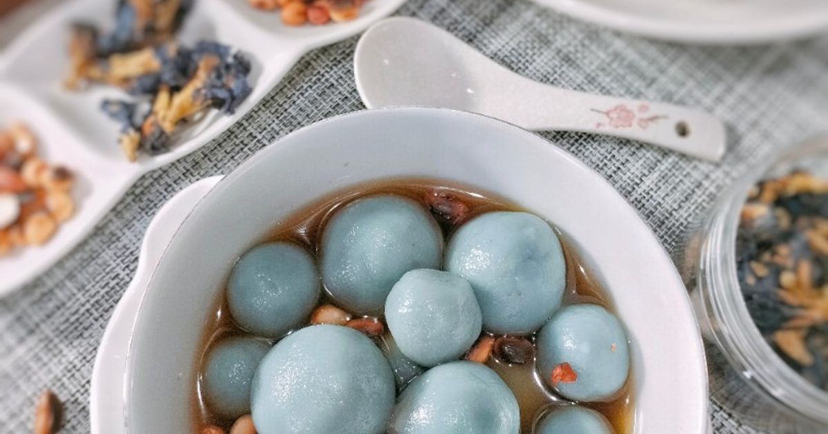 Wedang Ronde Bunga Resep Wedang Ronde Bunga Telang oleh Yenny Laurensia - Cookpad