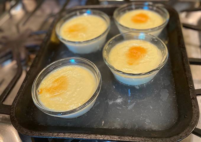 Old fashioned custard w/out sugar or vanilla