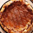 Tarte créme d'amande, pommes caramélisées