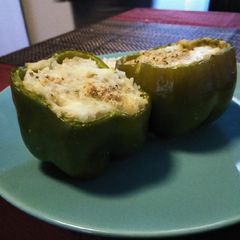 A picture of Stuffed peppers (vegetarian).