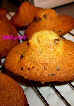 Une photo de Madeleines Pur Beurre aux Pépites de Chocolat