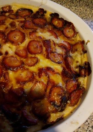 Una foto de Clafouti de frutilla