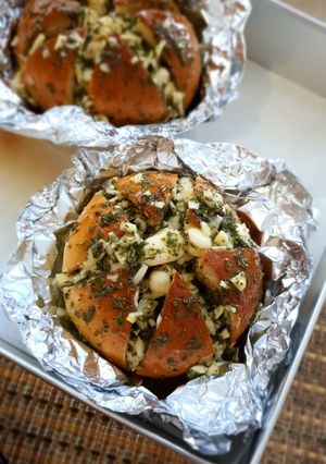 Foto resep Korean Garlic Cheese Bread