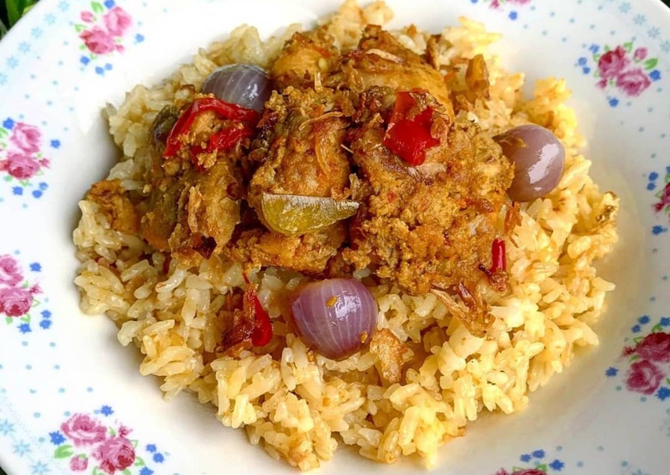 Nasi Rendang Rice Cooker