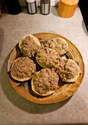 A picture of Biscuits and Gravy.