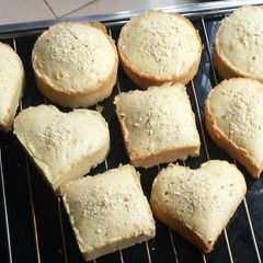 A picture of Vanilla cake with coconut sprinkle.