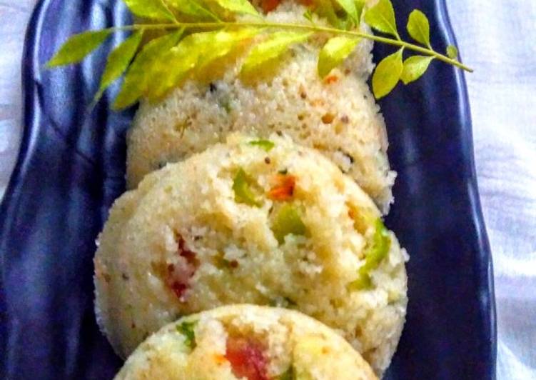 Vegetable Rava idli