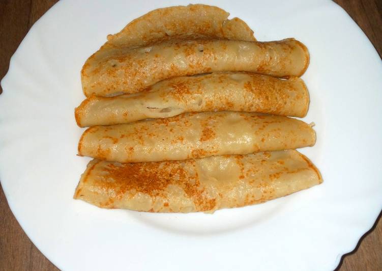 Banana crepes