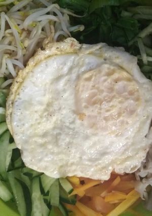 Foto resep Bibimbab (Nasi Campur Korea) ala aku - menu diet GM day 7