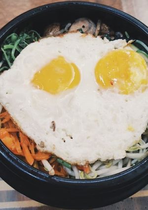 Foto resep Bibimbap (비빔밥) / nasi campur korea