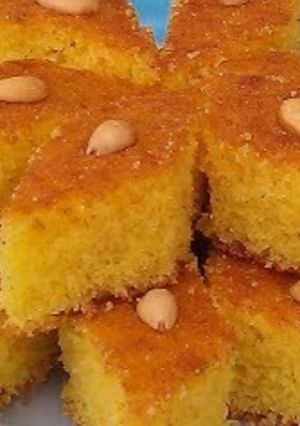 صورة لوصفة البسبوسة المغربية القديمة