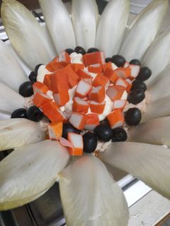Una foto de Ensalada de melocotón