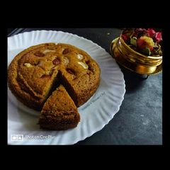 A picture of Podo pitha (rajo cake).