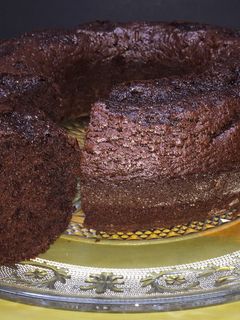 Una foto de Bizcocho de chocolate y yogurt