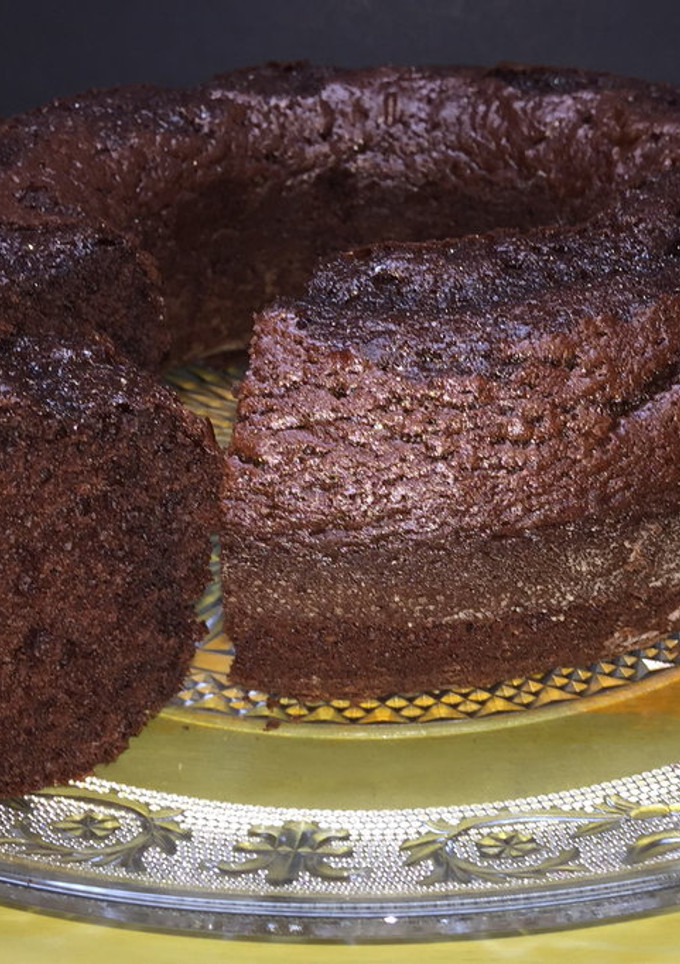 Una foto de Bizcocho de chocolate y yogurt