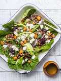 Warm Fava Bean & Spiced Roasted Vegetable Salad