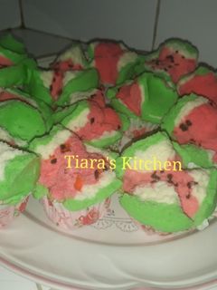Foto resep Bolu kukus semangka +tips