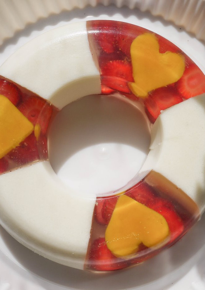 Una foto de Gelatina de frutas