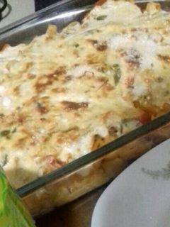 صورة لوصفة مكرونة بالدجاج