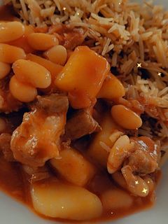 صورة لوصفة شوربه فاصوليا بيضا مع رز 😋😋🍛