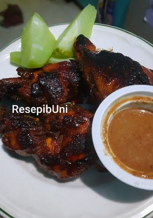 Foto resep Ayam bakar saus kacang