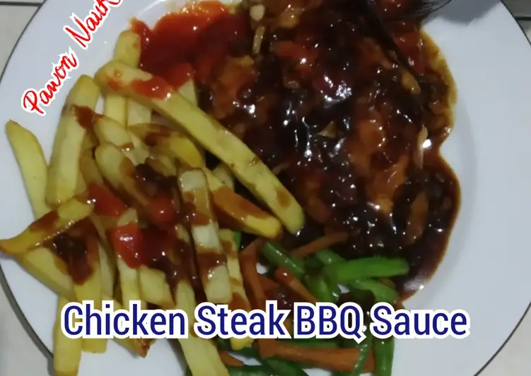 Siap Saji Chicken Steak BBQ Sauce Nauka Yummy Mantul