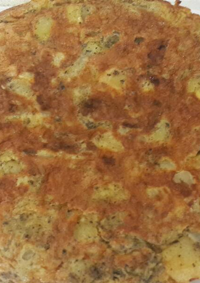 Una foto de Tortilla de papas y cebolla