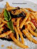 Homemade Strozzapreti alla Norma