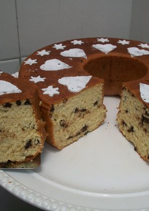 Una foto de Bizcocho de leche con chips de chocolate