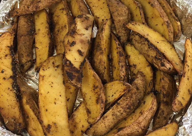 Resep Roasted Potato Wedges Mudah