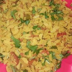 Veg poha A picture of Veg poha.