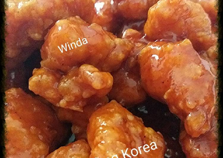 Resep Ayam Goreng Korea, Sempurna