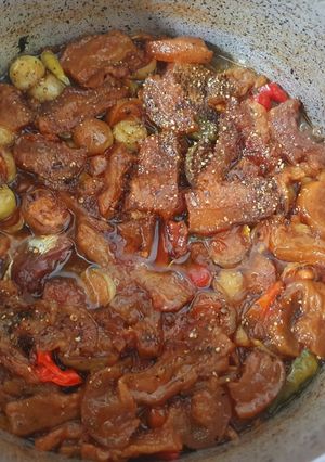 Hình của món Cá nục kho cà.