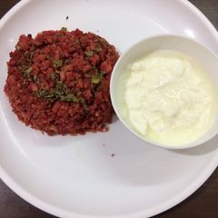 A picture of Beetroot Poha.