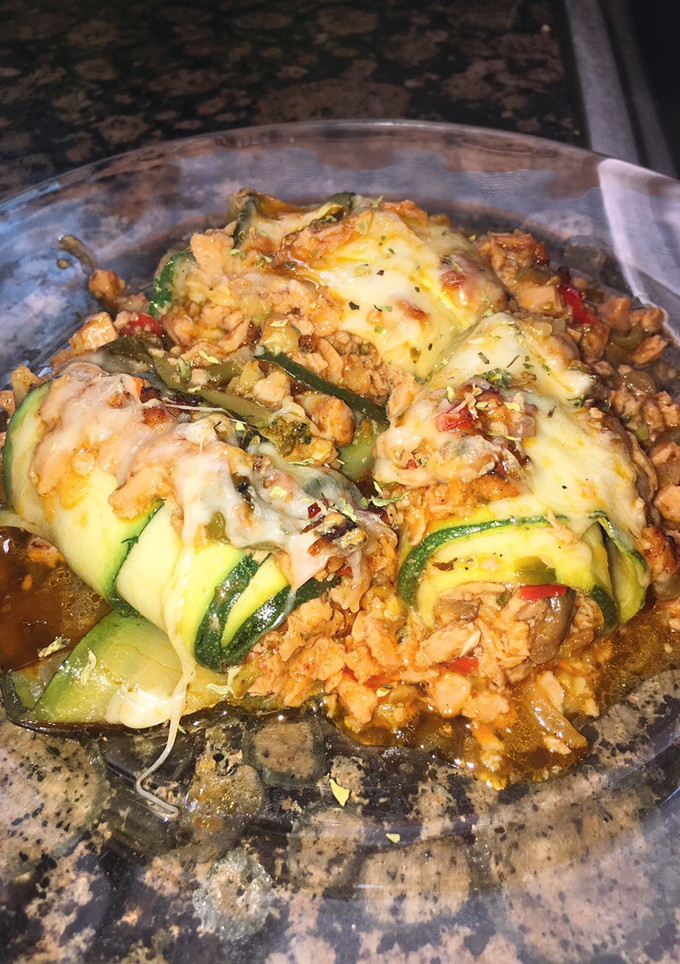 Una foto de Rollitos de calabacín al horno🍽