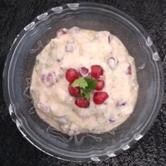 A picture of Pomegranate raitu.
