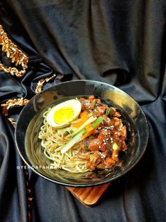 Foto resep 짜장면 Jjajangmyeon 예르다🍜