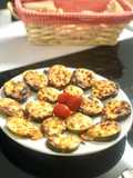 Baked Zucchini Rounds with Cheese
