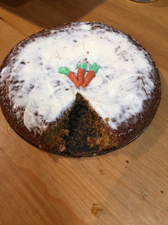 Una foto de Tarta de zanahoria