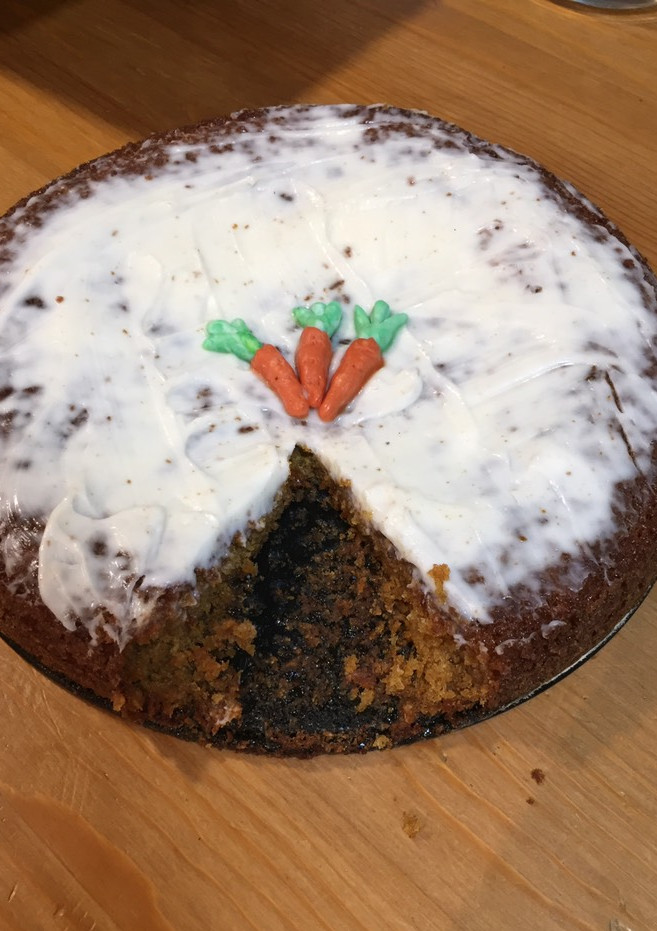 Una foto de Tarta de zanahoria