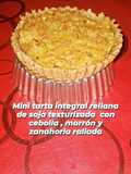 Mini tarta de harina integral