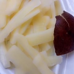 A picture of Abacha with coconut.