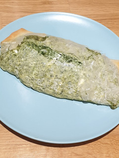 Una foto de Flautas de queso de cabra y espinacas