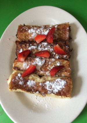 Foto resep Roti lapis coklat strawberry...