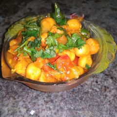 A picture of Chickpea curry (chola).